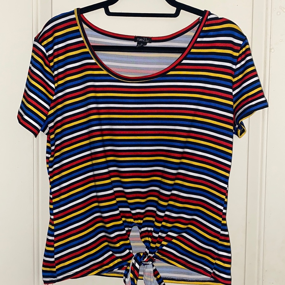 rue21 stripped shirt - Picture 1 of 3